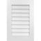 Ekena Millwork Vertical Surface Mount PVC Gable Vent: Non-Functional, w/ 3-1/2"W x 1"P Standard Frame, 20"W x 30"H GVPVE20X3001SN - alternate 1